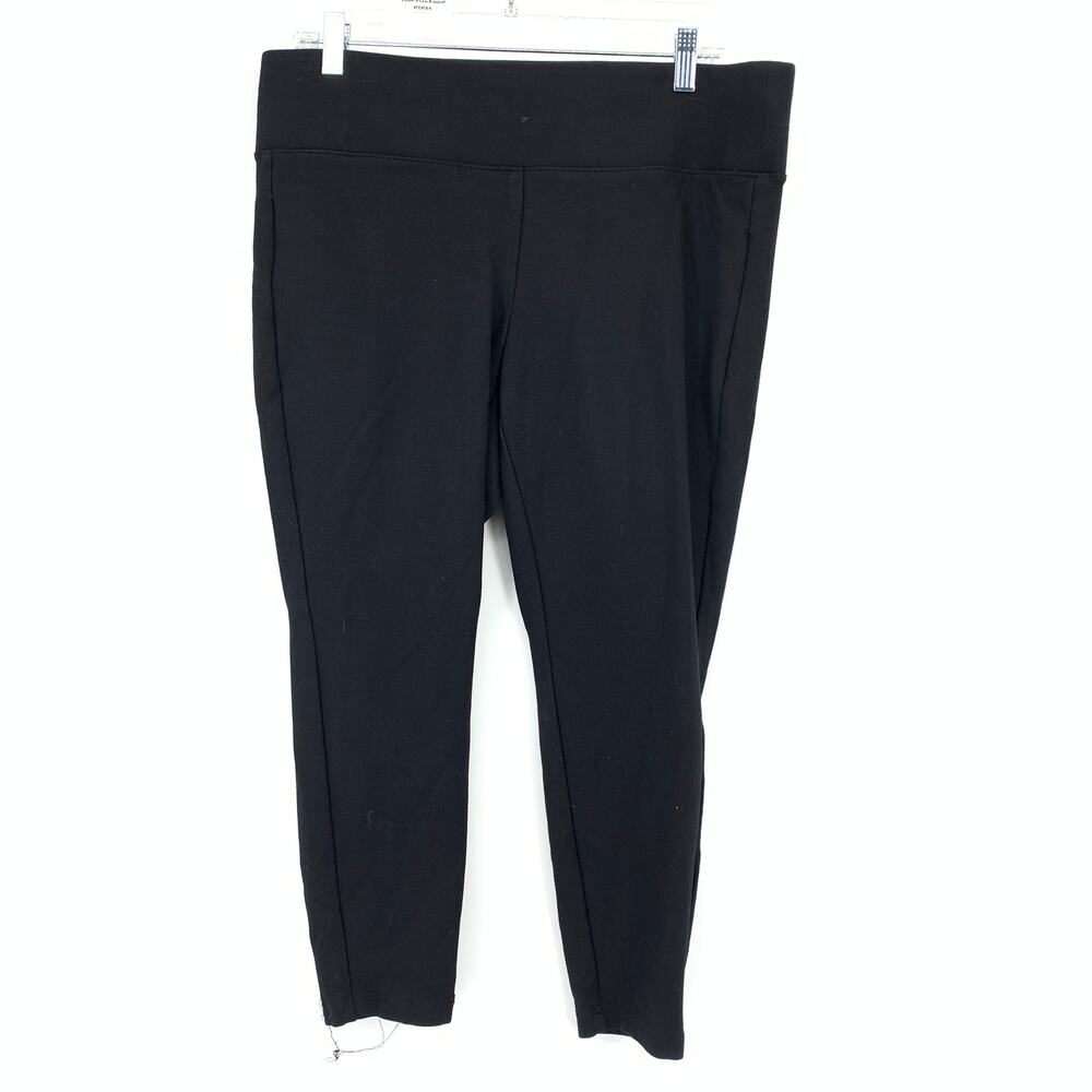 Torrid Pixie Pants Women Size 1X Black Pull On Skinny Career Work
